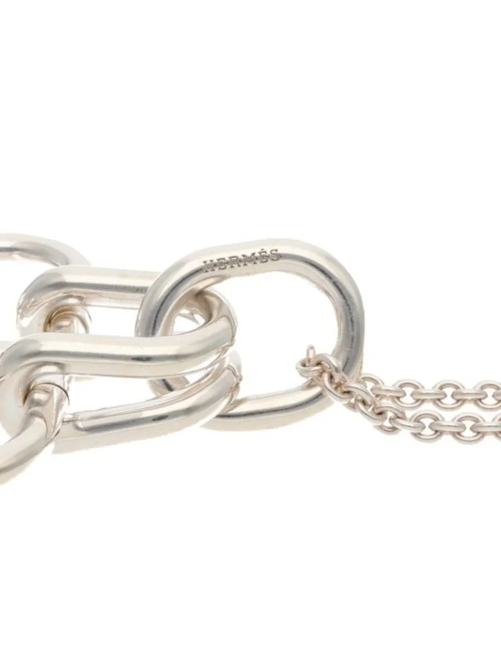 Hermes Rose de Mer Tassel Necklace